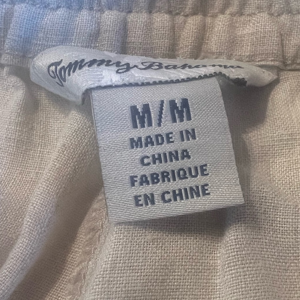 Tommy Bahama Two Palms High-Rise Linen Easy Shorts Sz M - Picture 6 of 7